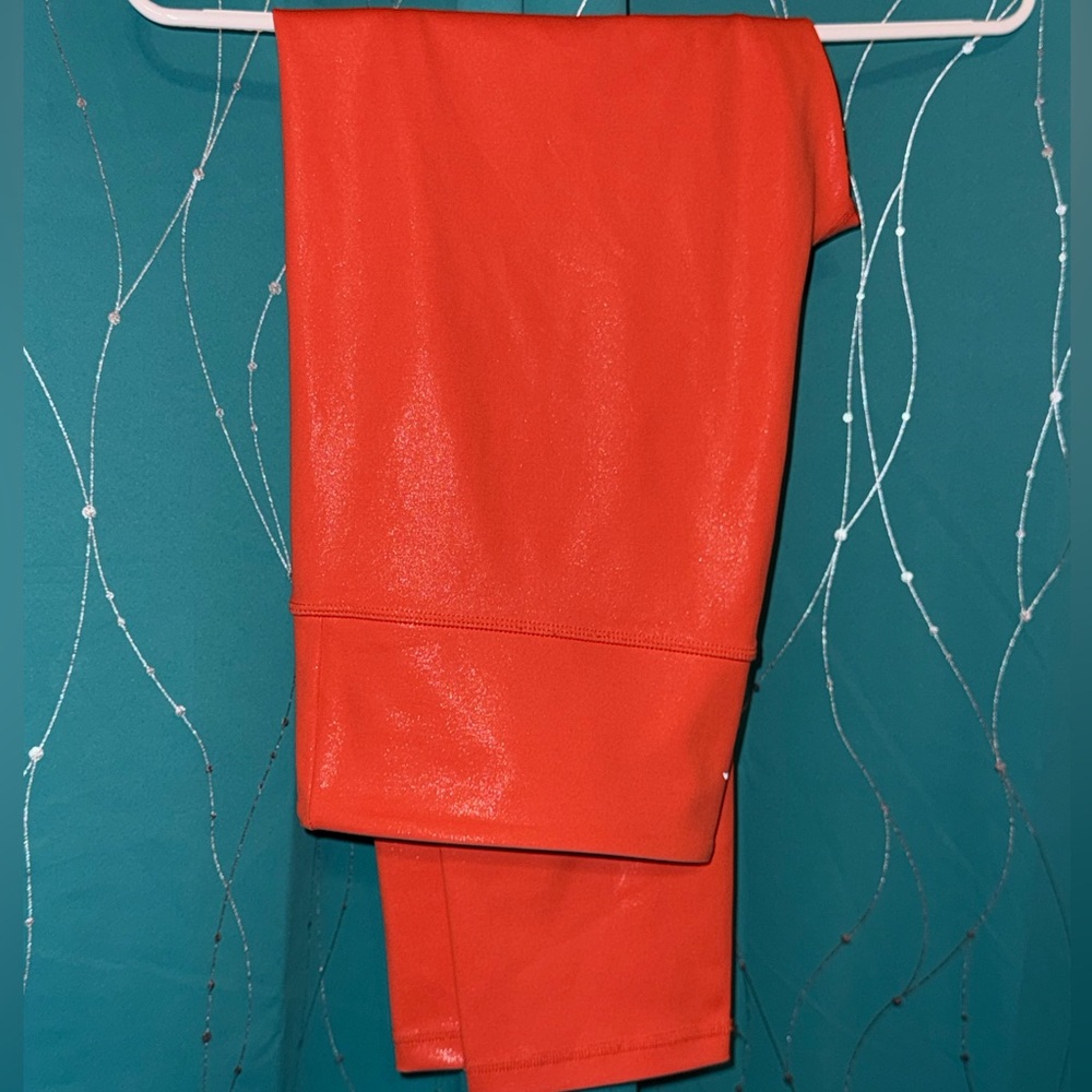 ZYIA Active Bold Orange Leggings - Picture 5 of 6